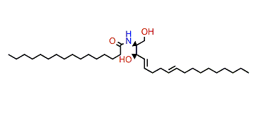 (2S,3R,4E,8E)-N-Hexadecanoyl-2-amino 4,8-octadecadiene-1,3-diol